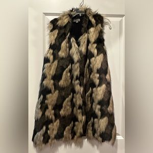 Joseph A fur front vest